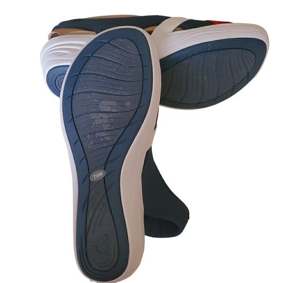 Easy Spirit Dark Blue Maize Stretch Slingback Sandals, Woman's Sandals - Picture 4 of 4